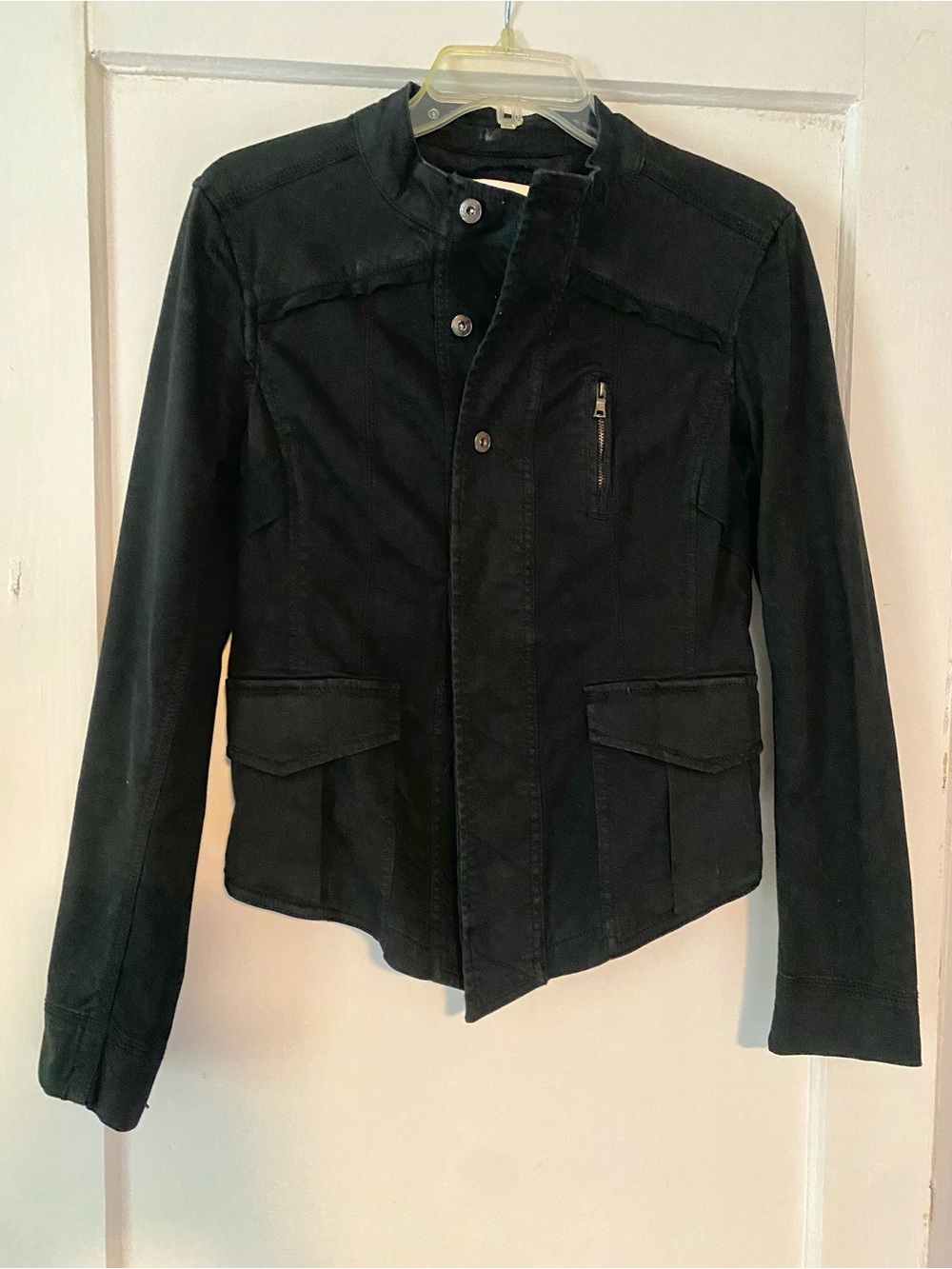 Anthropologie Military-Style Button Jacket